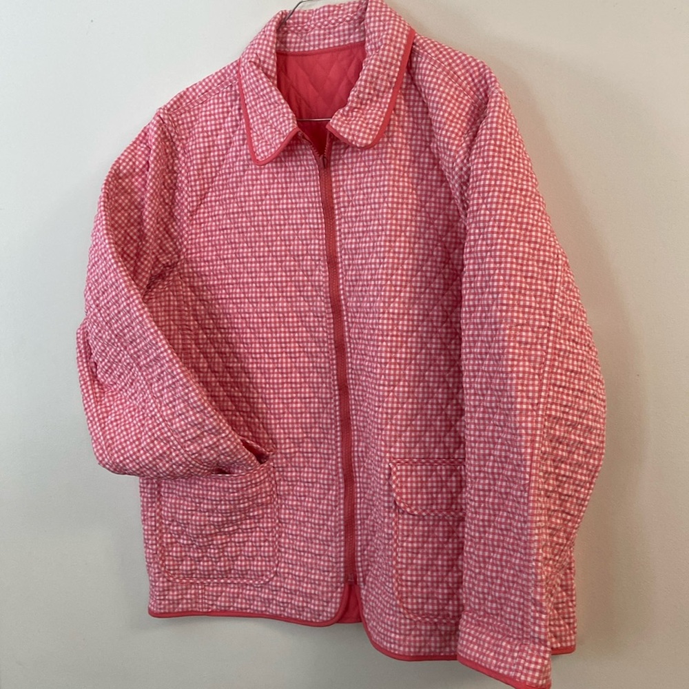 Women’s Blassport Reversible Quilted Spring Jacket Size XL Excellent Condition!